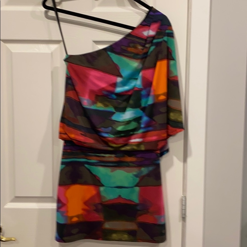Jessica Simpson One shoulder mini dress